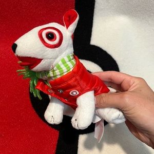 Target Bullseye Plush Dog Green Scarf and Vest Dog 2013